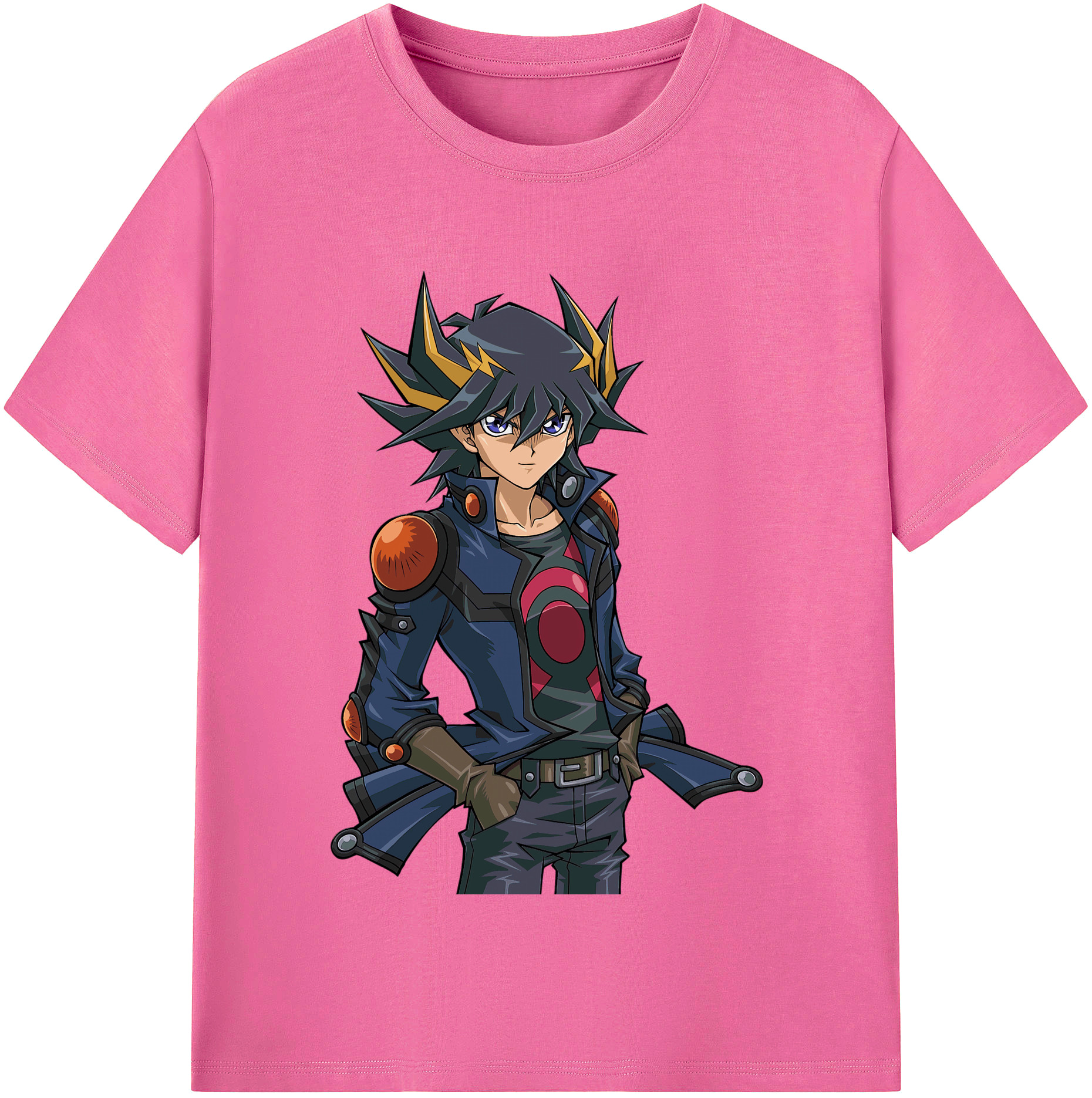 （画像用） 遊☆戯☆王 Yu-Gi-Oh! レディースカジュアルプリントTシャツ（綿100％）